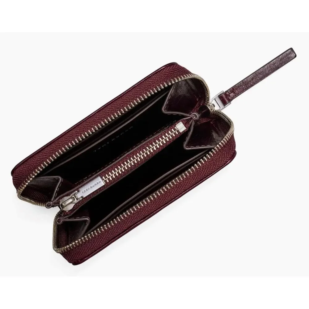 KIRA DIAMOND QUILTED ZIP-AROUND WALLET